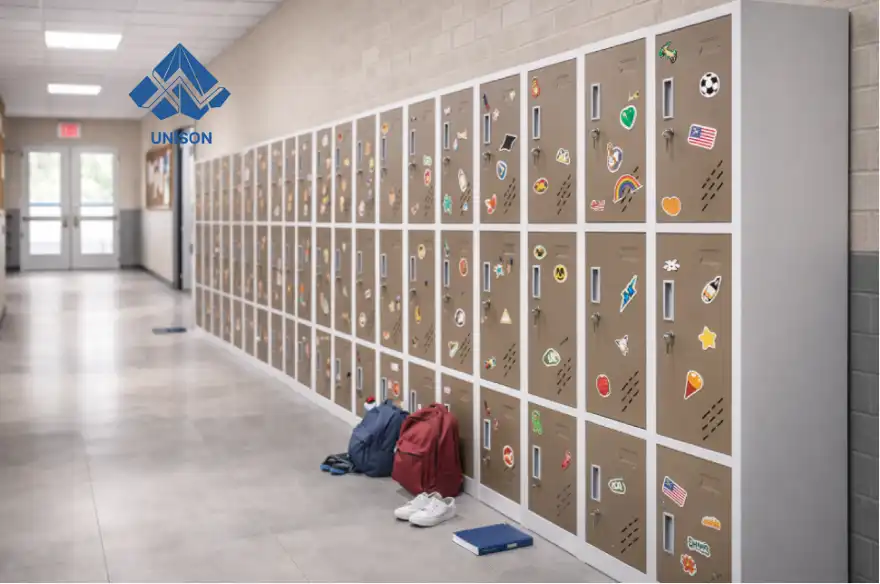 3-door single column steel locker for school dormitories: pros and cons